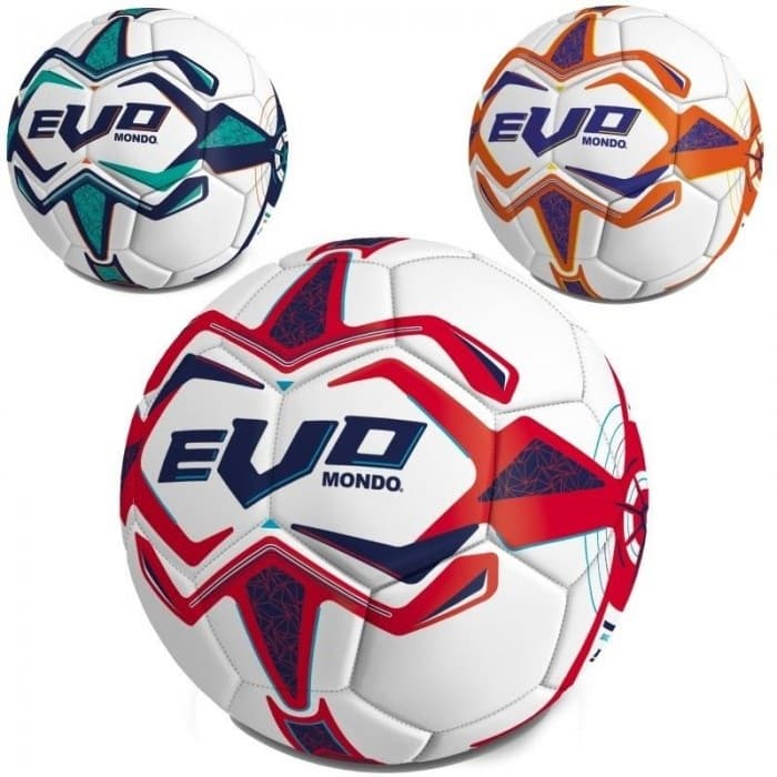 Lopta futbalová Evo č.5/3farby - červená