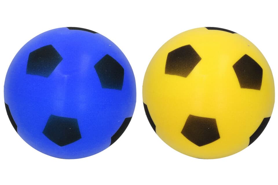 Lopta futbalová soft 15cm - modrá