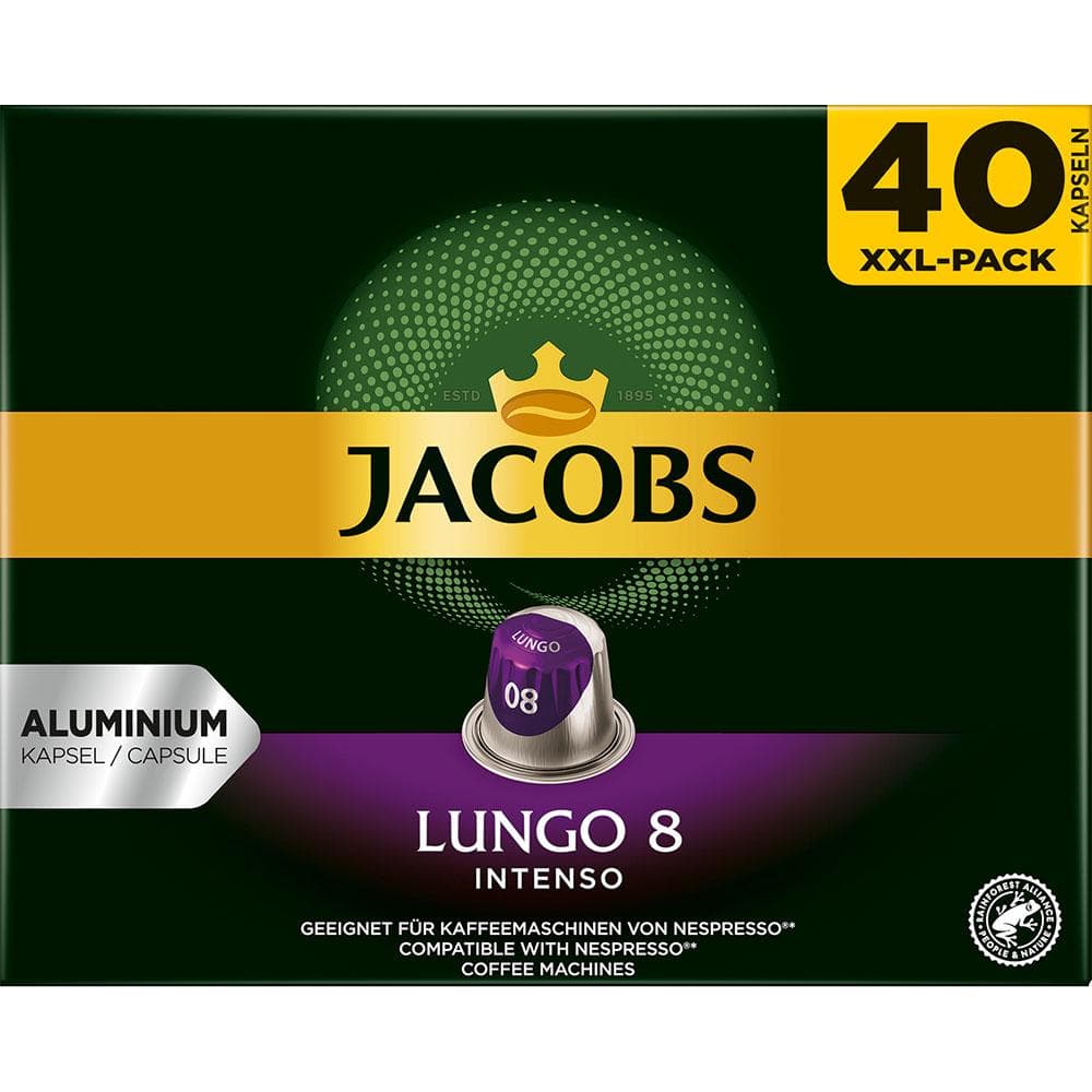 Lungo 8 kapsulová káva 40 ks JACOBS
