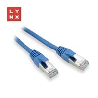 LYNX FTP patch kabel Cat5e PVC, CCA, 20m, modrý