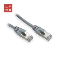 LYNX FTP patch kabel Cat5e PVC, CCA, 7m, šedý