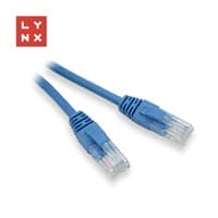 LYNX UTP patch kabel Cat5e, PVC, CCA, 2m, modrý