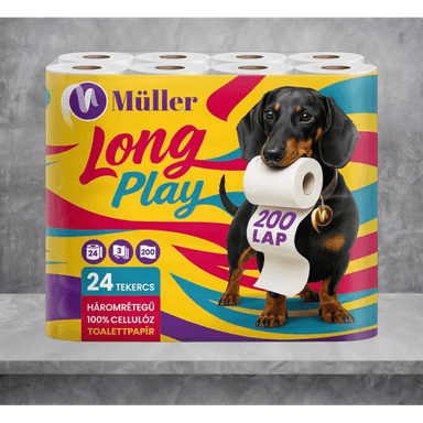 Müller Toaletný papier Long Play 3vrst/24rol