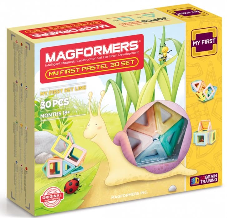 MAGFORMERS Můj první Pastelle 30 dílků