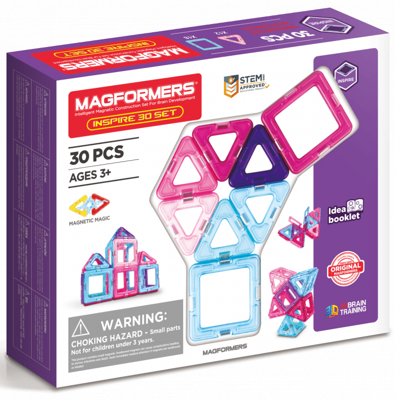 MAGFORMERS Pastelle Set 30 dílků