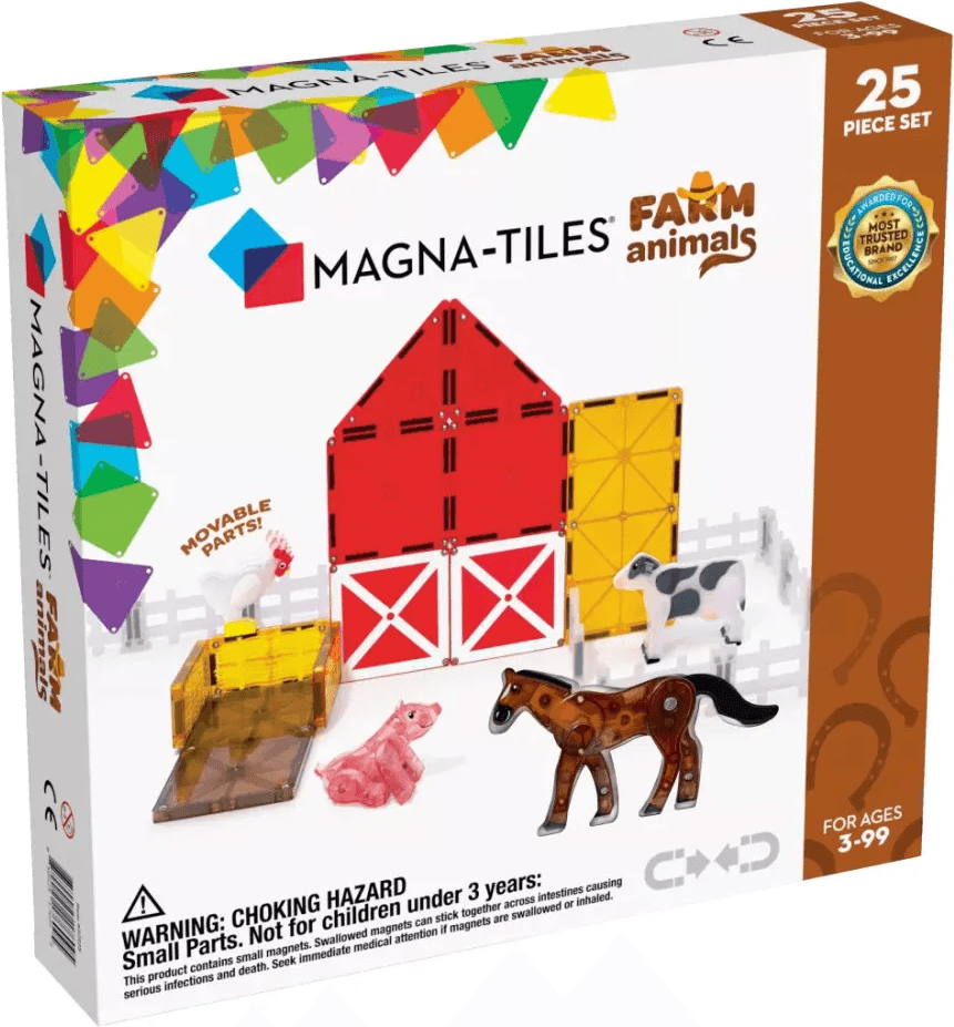 MAGNA-TILES Magnetická stavebnice Farma 25 dílků