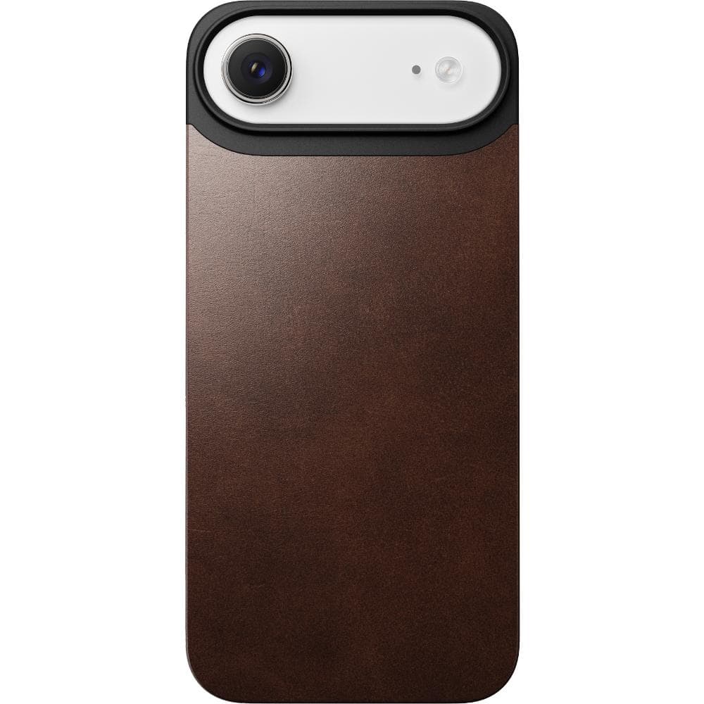 Magnetic Leather Back MS iP17 Air Brown