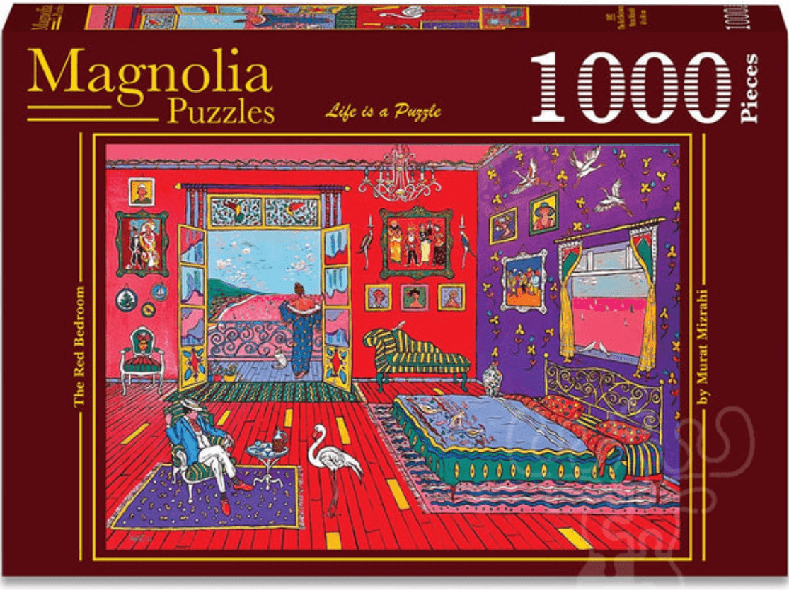 MAGNOLIA Puzzle Červená ložnice 1000 dílků