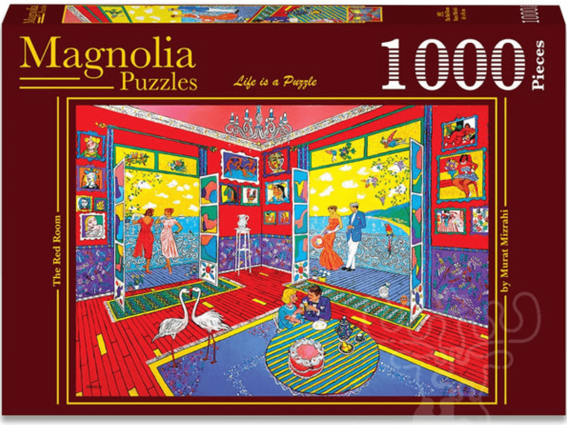 MAGNOLIA Puzzle Červený pokoj 1000 dílků