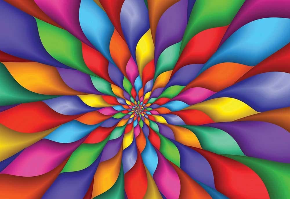 MAGNOLIA Puzzle Duhové okvětní lístky 1000 dílků