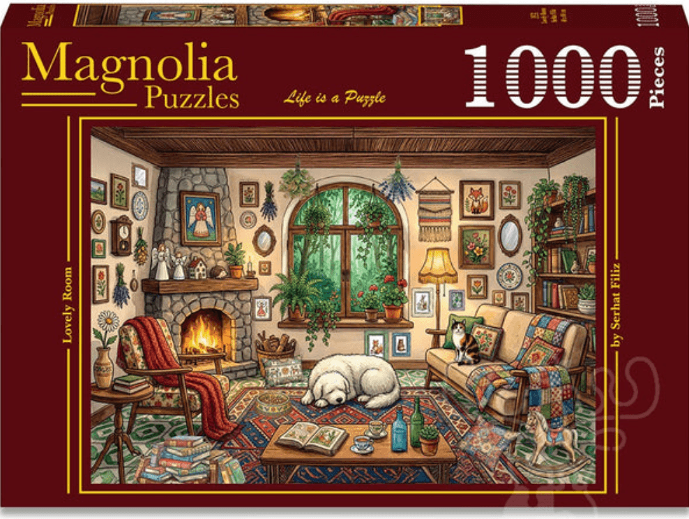 MAGNOLIA Puzzle Krásný pokoj 1000 dílků