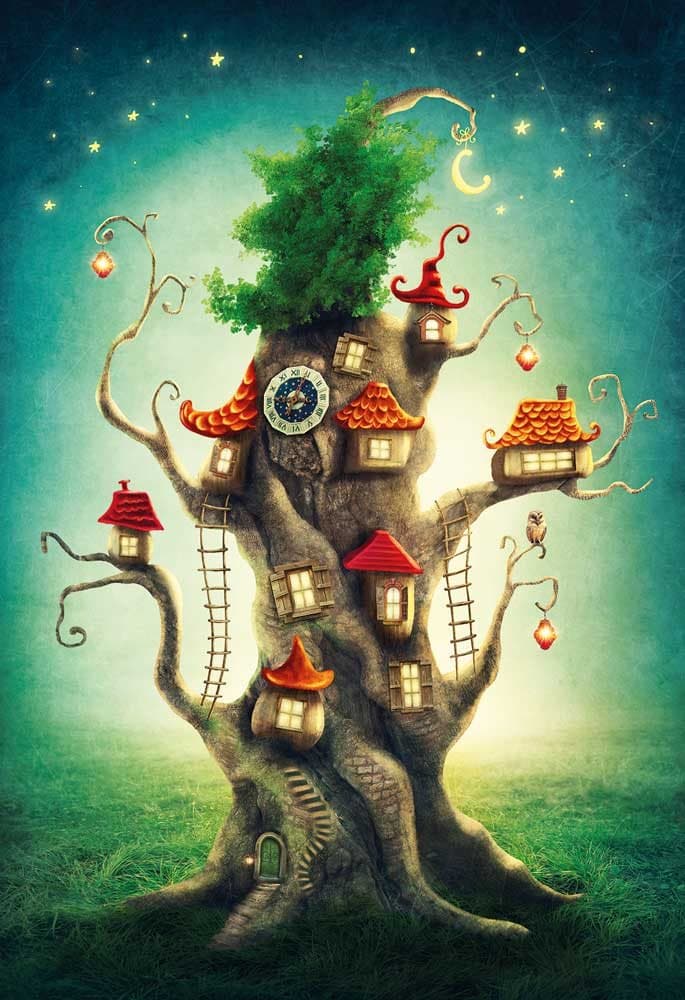 MAGNOLIA Puzzle Magický dům na stromě 1000 dílků
