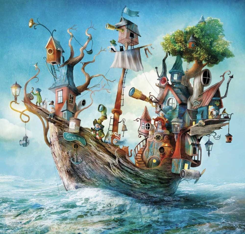 MAGNOLIA Puzzle Vzhůru na cestu! 1023 dílků