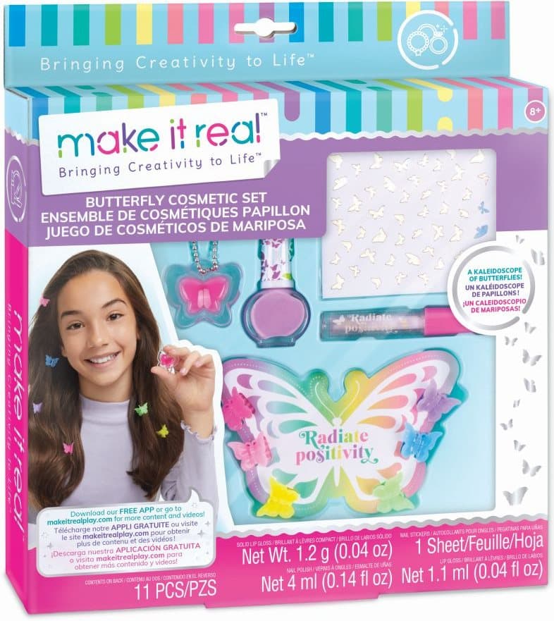 MAKE IT REAL Kosmetická sada Motýlí sny
