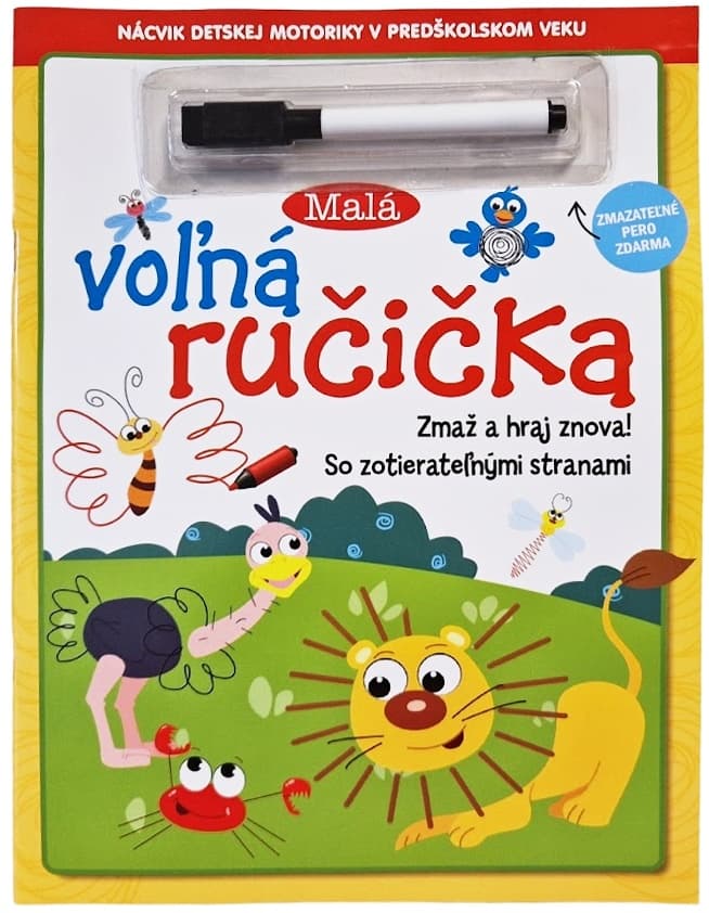 Malá voľná ručička so zotierateľnými stranami