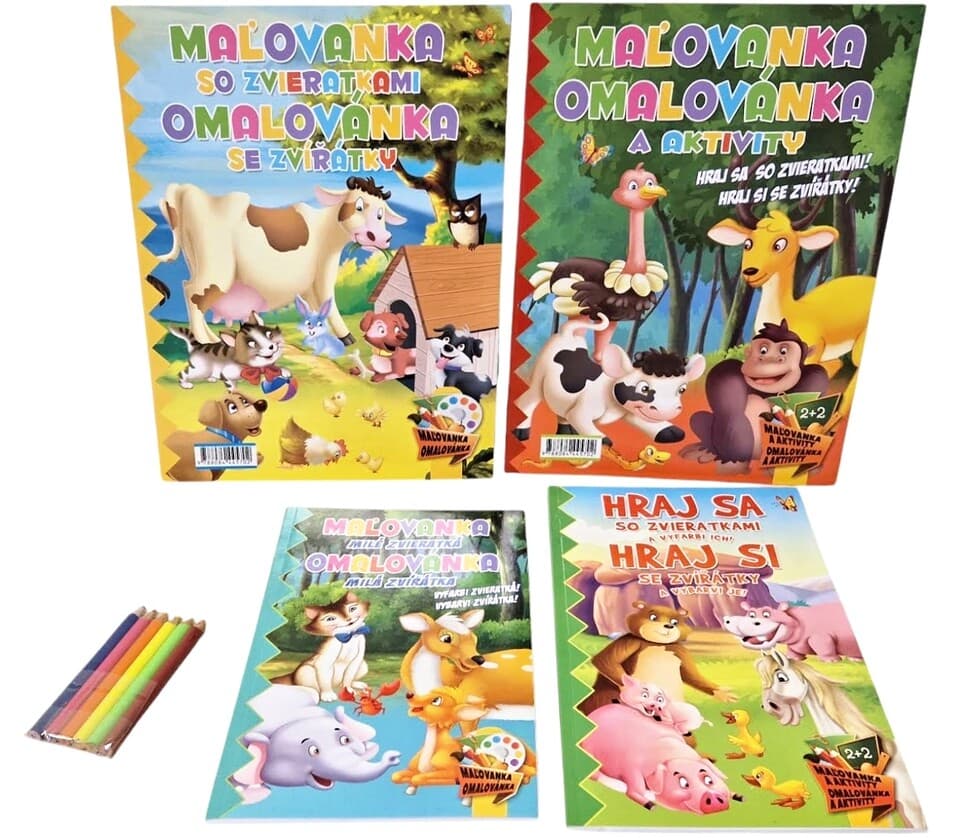Maľovanka a aktivity so zvieratkami