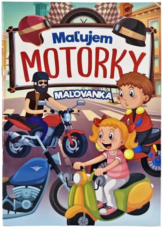 Maľujem motorky omaľovanka