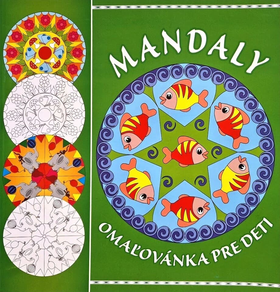 Mandaly omaľovánka pre deti
