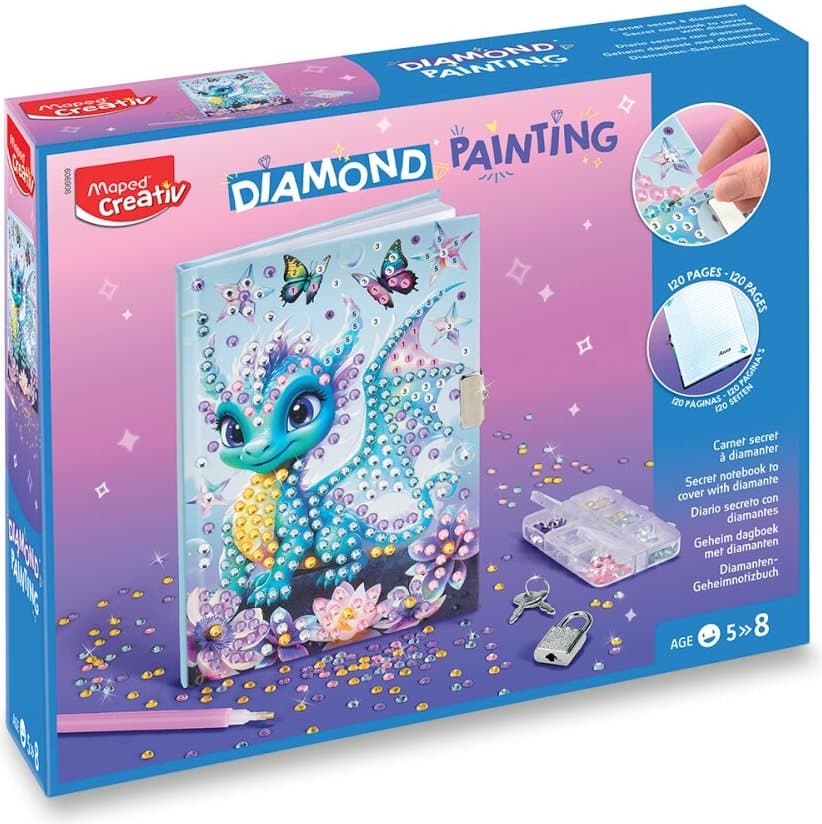 MAPED Creativ Diamond Painting - Tajný deníček