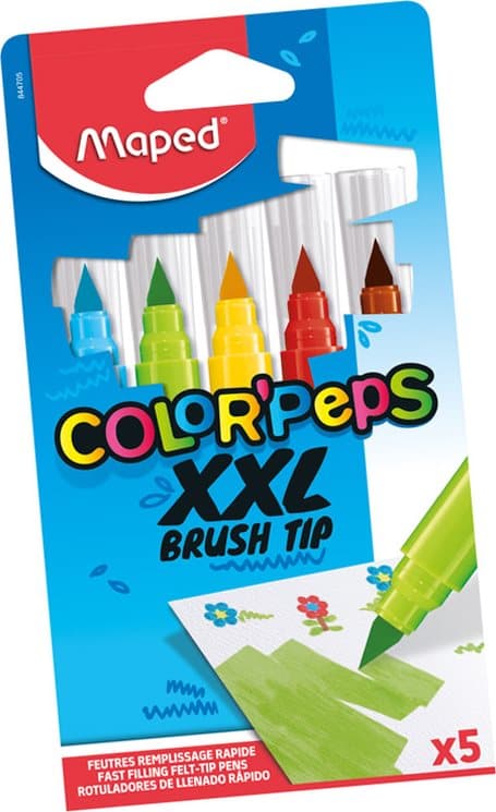 MAPED Fixy Color'Peps XXL Brush 5ks
