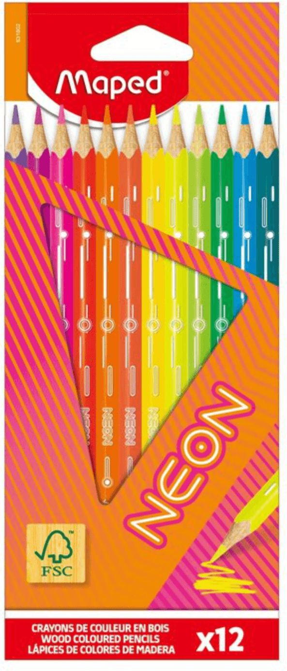MAPED Pastelky Neon 12ks