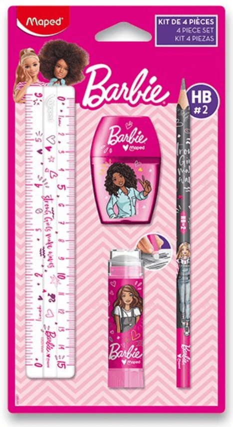 MAPED Psací souprava Barbie 4ks