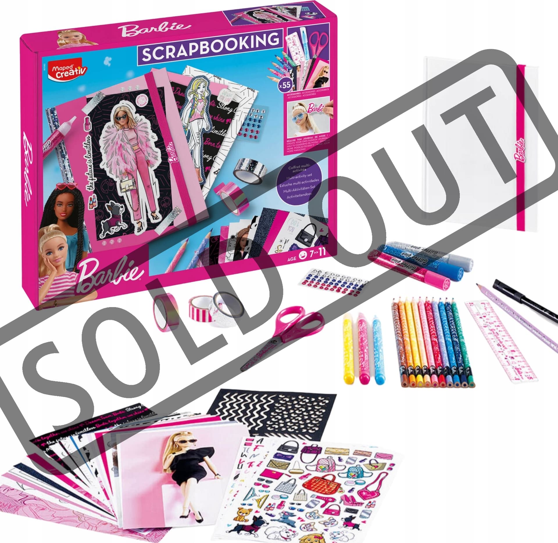MAPED Výtvarná sada Creativ Barbie Scrapbook