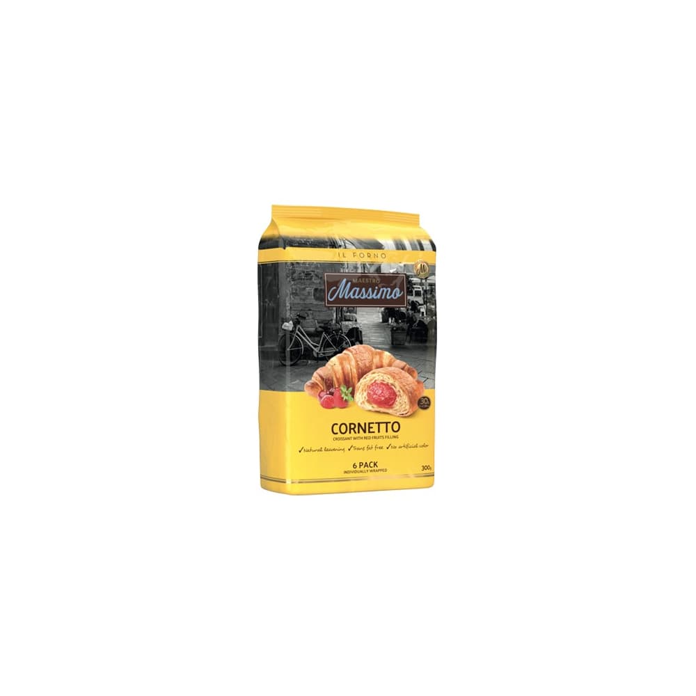 Massimo Croissant Red Fruits 6x40g