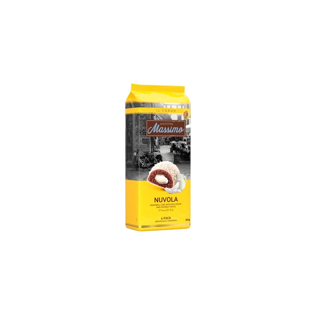 Massimo Nuvola kokosový koláčik 6x40g