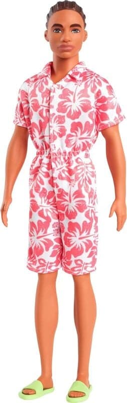 Mattel Barbie model Ken kvetinový overal