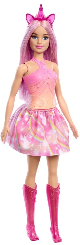 Mattel Barbie Rozprávková víla jednorožec ružová