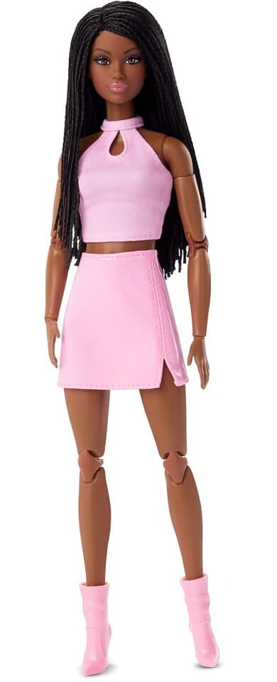 Mattel Looks Barbie ružové oblečenie 30cm