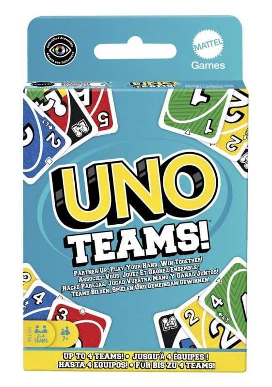 Mattel UNO karty Teams!