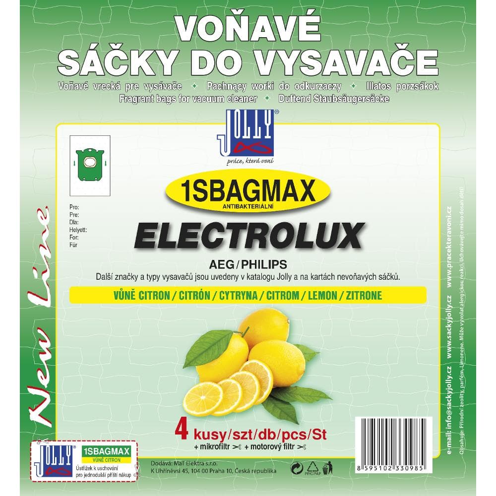 MAX 1SBAG vys. vrecká citrón JOLLY