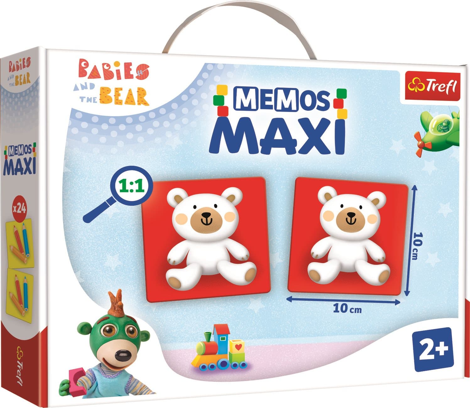 Maxi pexeso Treflíci a medvídek