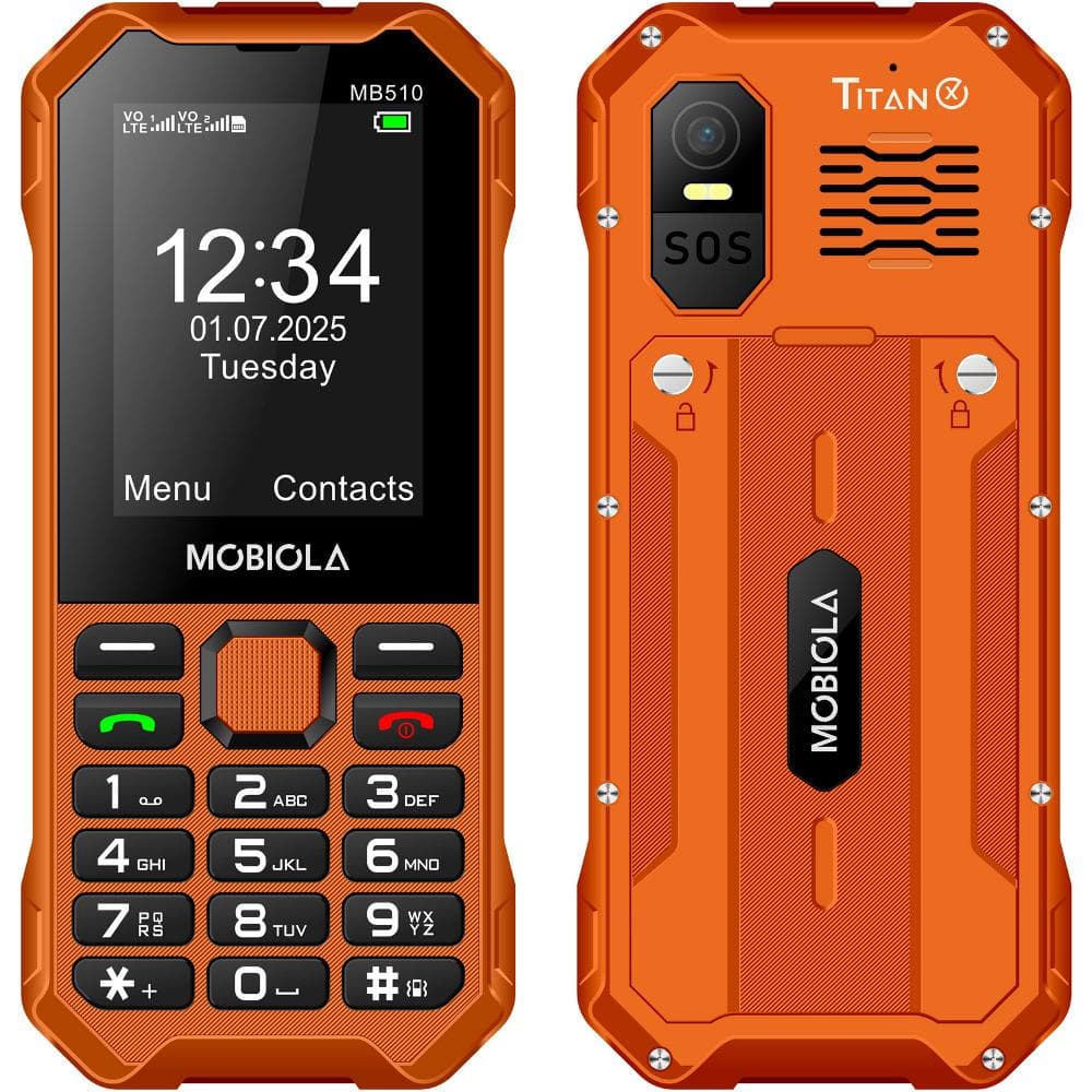 MB510 TitanX oranžový MOBIOLA