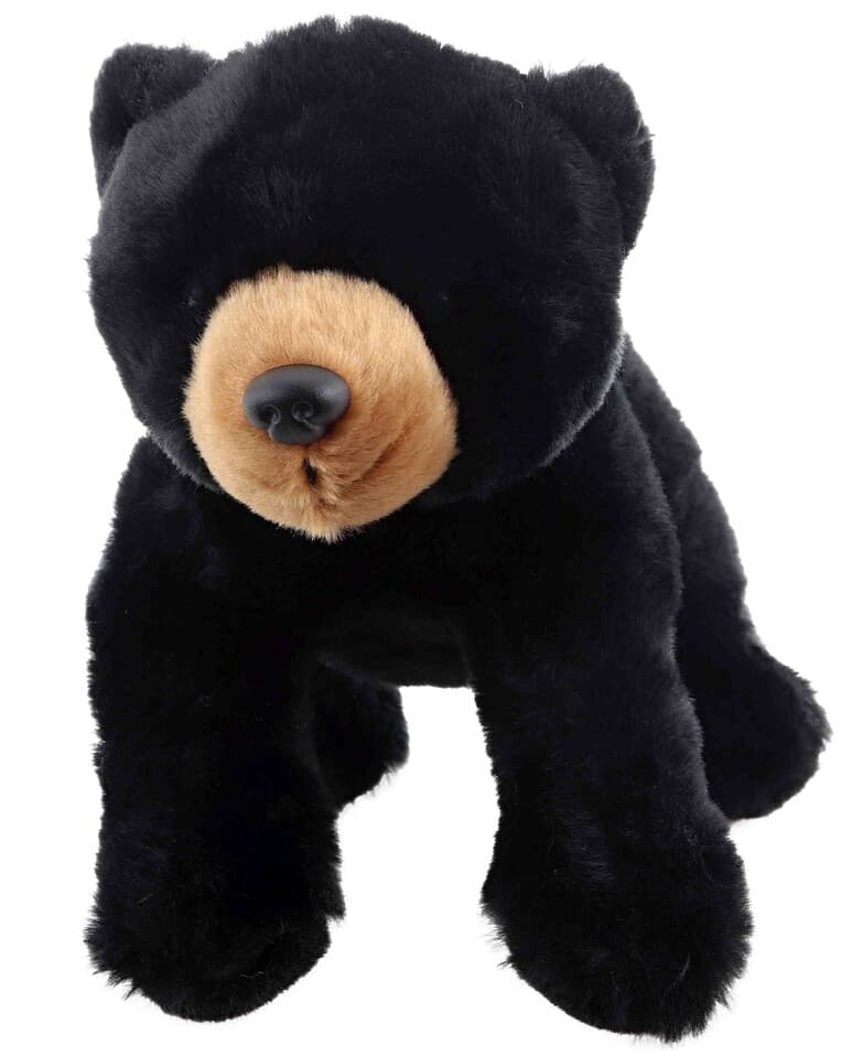 Medveď čierny plyšový 21cm