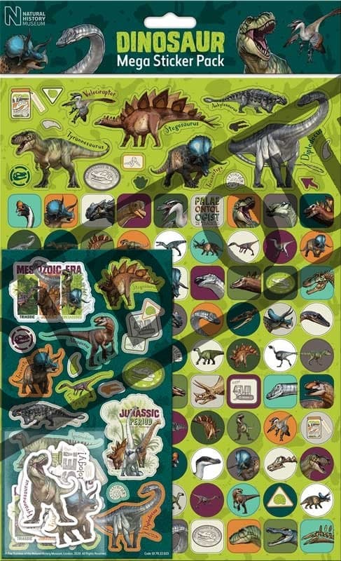 Megabalení samolepek Dinosauři