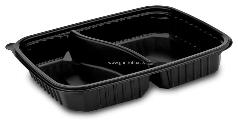 Menu box čierny 2dielny 50ks