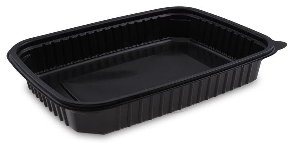 Menu box čierny nedelený  50ks
