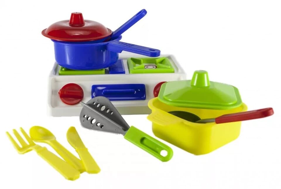 Mini kuchynský set - biela