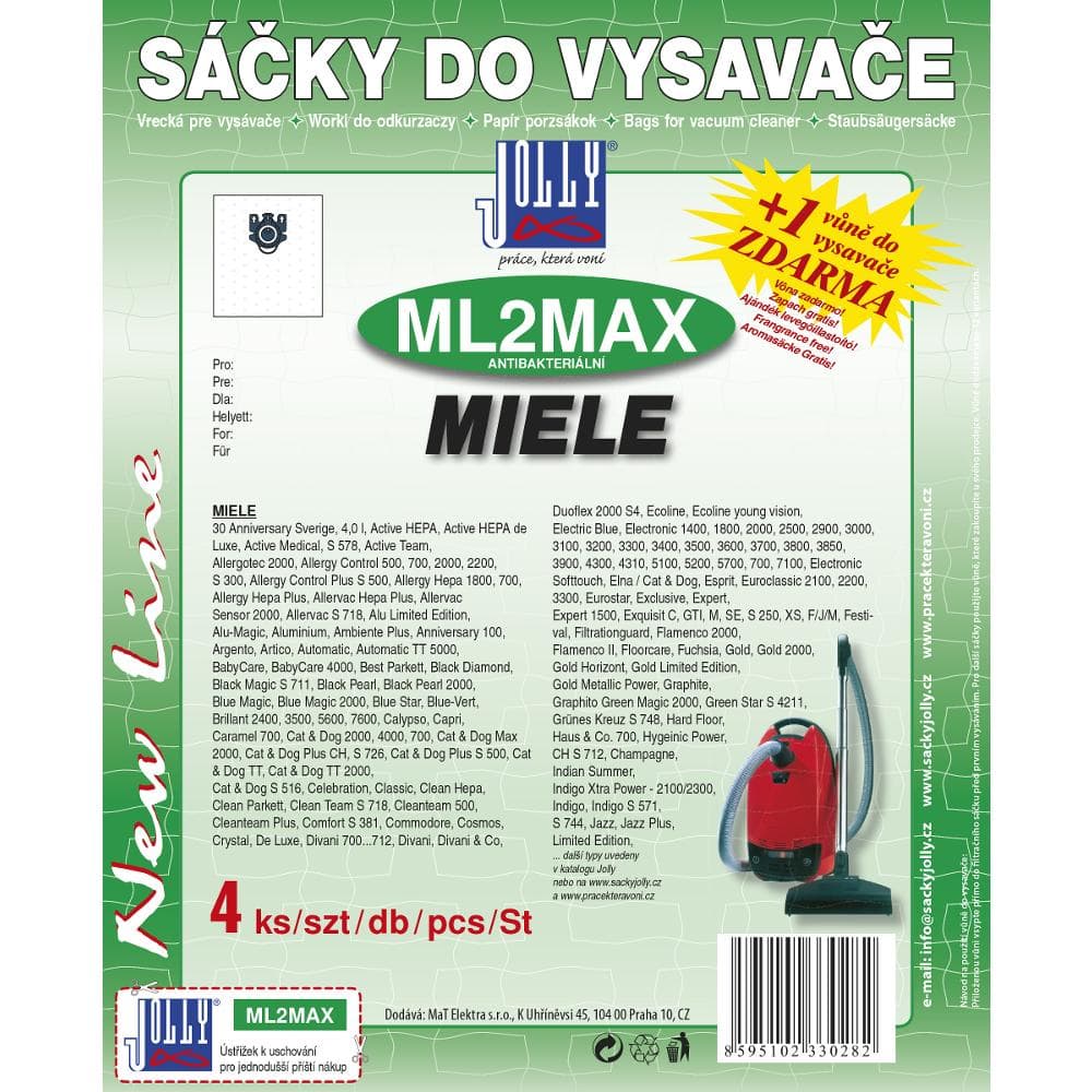 ML 2 MAX vrecko do vysávača JOLLY
