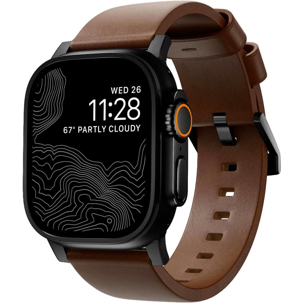 Modern Band brown leather black NOMAD