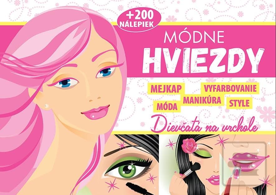 Módne hviezdy + 200nálepiek