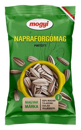 Mogyi Slnečnicové semienka pražené, nesolené 60g