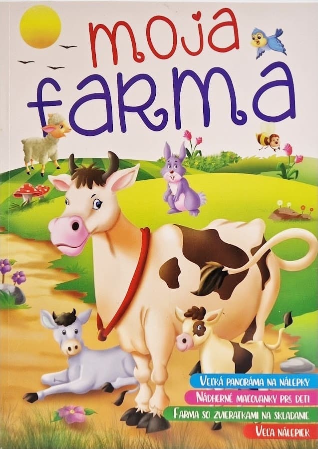 Moja farma omaľovánka s nálepkami