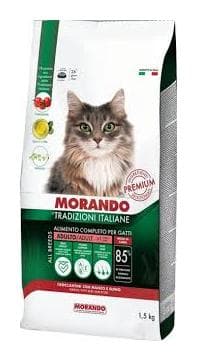 MORANDO krmivo pre mačky Hovädzina+Bravč. 1,5kg