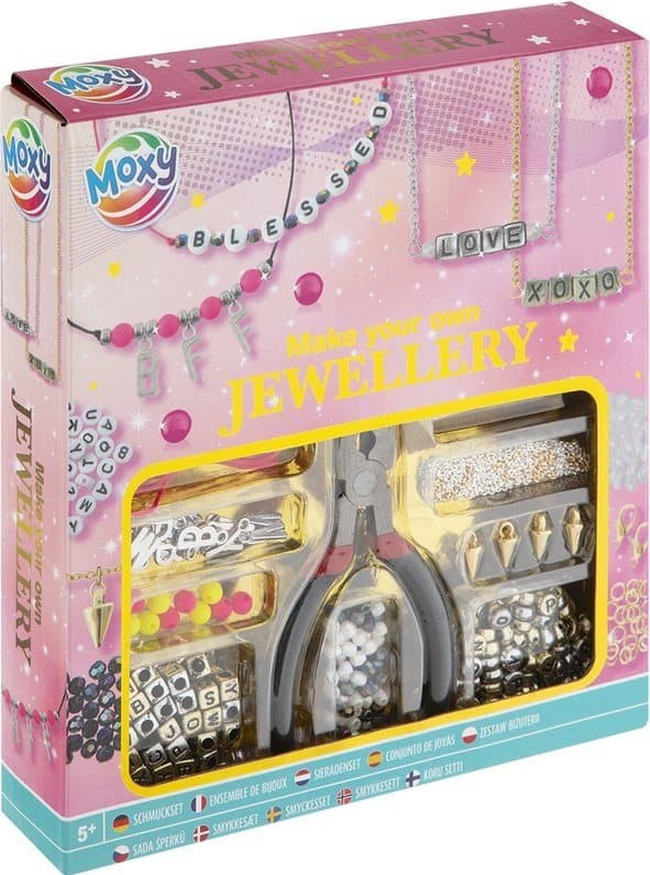 MOXY Sada na výrobu šperků s písmeny