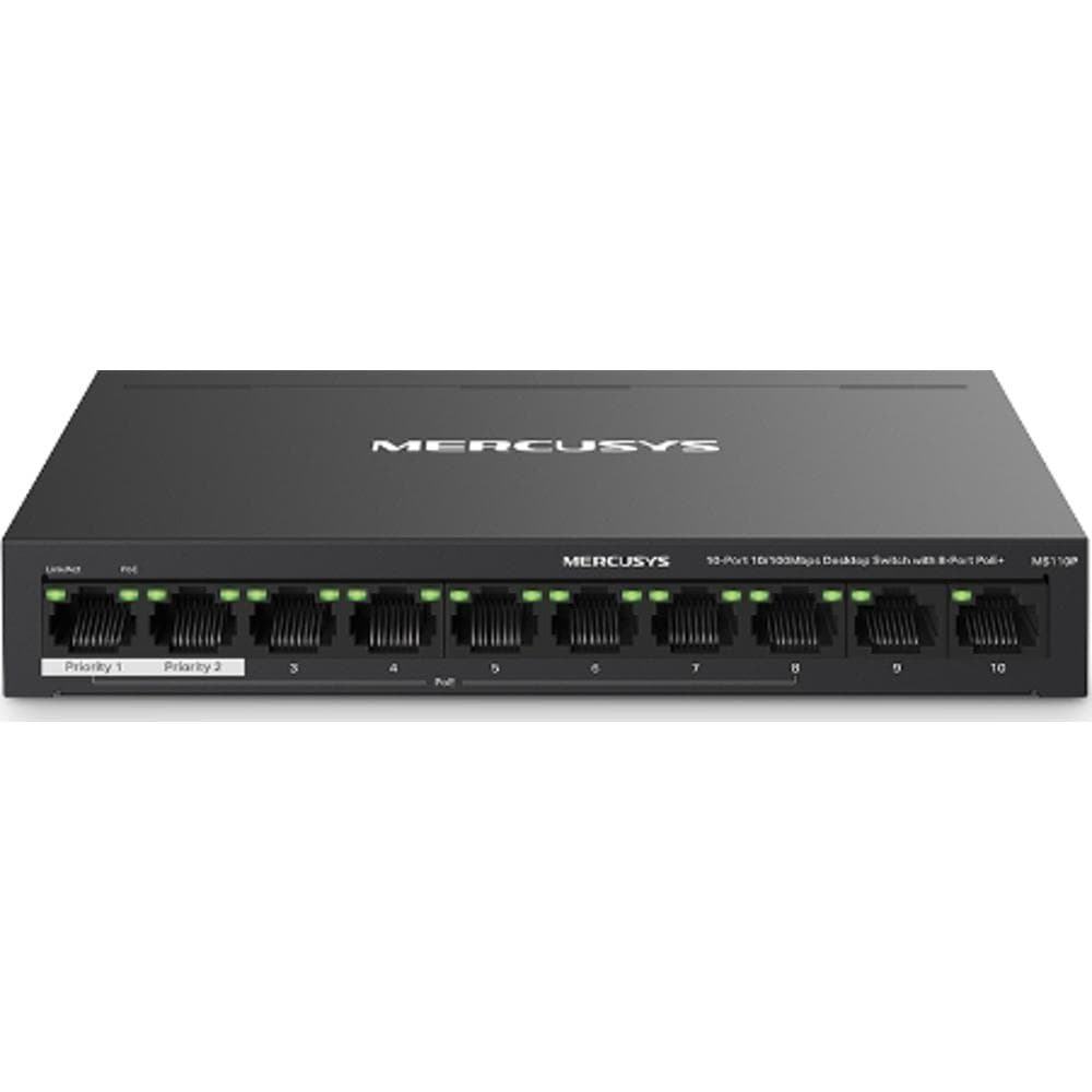 MS110P 10-Port 10/100Mbps Deskt Switch
