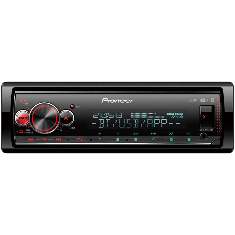 MVH-S520DAB autorádio s BT Pioneer